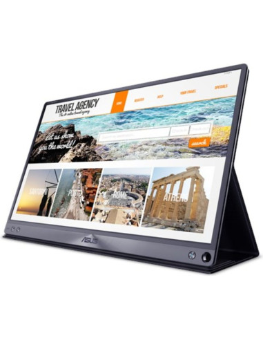 Monitor ASUS MN45106008 - ASUS ZenScreen MB16AC pantalla para PC 39,6 cm (15.6") 1920 x 1080 Pixeles Full HD LED Gris