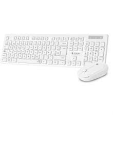 Periferico SUBBLIM PE30505080 - SUBBLIM Teclado Ergonomico y raton Combo Business Slim Silencioso Inalambrico 2.4G Blanco