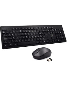 Periferico EWENT EW3256 - Ewent Teclado+Raton Inalambrico EW3256 Negro