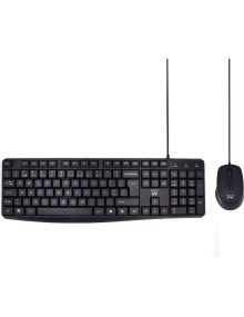 Periferico EWENT PE30534083 - Ewent EW3007 teclado Raton incluido Oficina USB QWERTY Portugues Negro