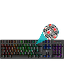 Periferico HIDITEC GA00271149 - Hiditec GK400 ARGB teclado Juego USB Negro