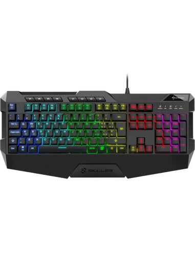 Periferico SHARKOON GA00312128 - Sharkoon Skiller SGK4 teclado Juego USB QWERTY Portugues Negro