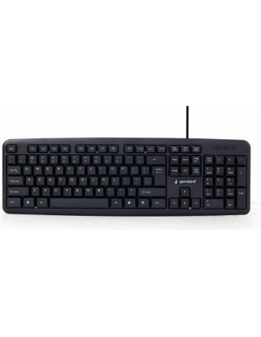 Periferico GEMBIRD PE1032025 - Gembird KB-U-103-PT teclado Oficina USB Portugues Negro
