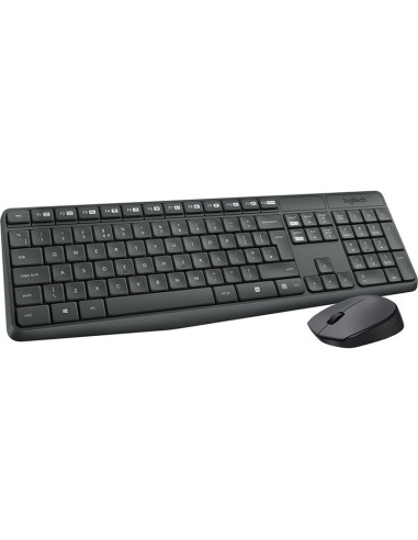 Periferico LOGITECH 920-007919 - Logitech MK235 Teclado y raton Inalambrico Gris