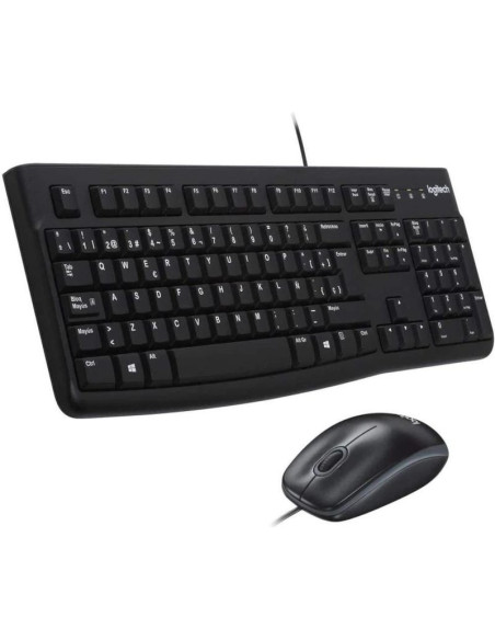 Periferico LOGITECH 920-002550 - Logitech MK120 Teclado + Raton optico 1000dpi USB
