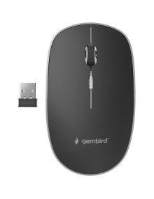 Periferico GEMBIRD PE2132229 - Gembird MUSW-4BS-01 raton Oficina Ambidextro RF inalambrico Optico 1600 DPI