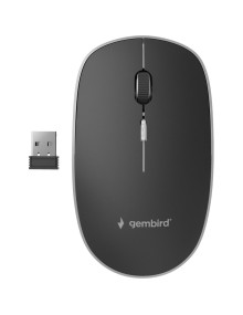 Periferico GEMBIRD PE2132231 - Gembird MUSW-4B-01 raton Oficina Ambidextro RF inalambrico Optico 1600 DPI
