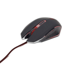 Periferico GEMBIRD OP1232595 - Gembird MUSG-001-R raton Juego Ambidextro USB tipo A 2400 DPI