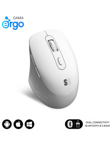 Periferico SUBBLIM PE21505264 - SUBBLIM SUBMO-EDCUR02 raton Universal mano derecha Bluetooth + USB Type-A Optico 1600 DPI