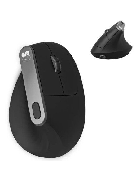 Periferico SUBBLIM PE21505270 - SUBBLIM SUBMO-EDNVW01 raton Universal mano derecha Bluetooth + USB Type-C Optico 4000 DPI
