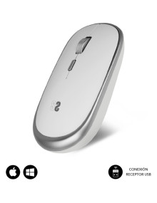 Periferico SUBBLIM PE20505096 - SUBBLIM Raton Inalambrico Mini Wireless Mini Mouse Silver