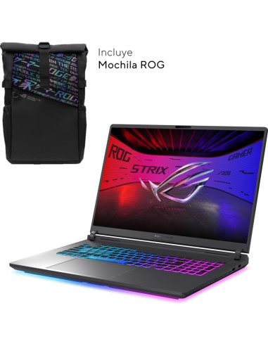 Disco ASUS PT23178013 - ASUS ROG Strix G18 G815LR-S9046 - Ordenador Portatil Gaming de 18" WQXGA 240Hz (Intel Core Ultra español