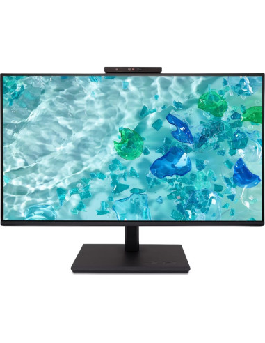 Monitor ACER 74683 - ACER Monitor B277D / 27" / FHD / VGA-HDMI-DisplayPort-USB / ZeroFrame / Regulable Altura / Webcam