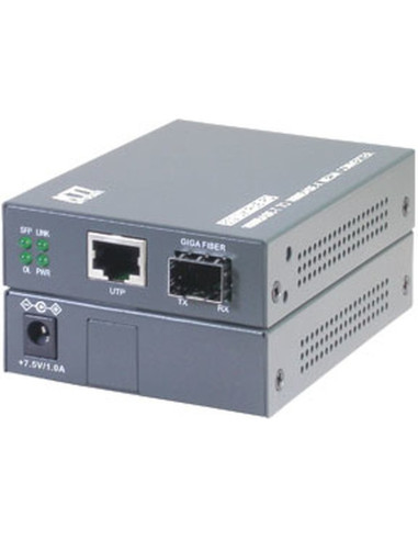 Accesorio KTI NETWORKS 75017 - KTI PoE/PD 1000T to 1000LX Fiber media converter