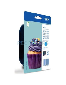 Cartucho de tinta LC123CBP BROTHER - BROTHER CARTUCHO CIAN 600 PÁGINAS BLISTER SIN ALARMA MFC/J4510DW/J4410DW DCP-/J4110DW