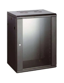 Red PEPEGREEN 71648 - PEPEGREEN ARMARIO RACK 19" 22U 60X60 PUERTA DELANTERA CRISTAL Y TRASERA METALICA CON ACCESORIOS INCLUIDOS