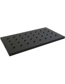 Red PEPEGREEN 71698 - PEPEGREEN ARMARIO RACK 19" 22U 60X80 DESMONTADO PUERTA DELANTERA Y TRASERA METALICA PERFORADA