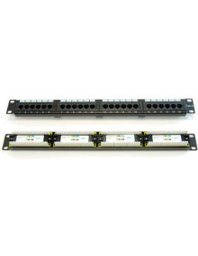 Red PEPEGREEN 71719 - PEPEGREEN ARMARIO RACK 19" 47U 80X100 DESMONTADO CON DOBLE PUERTA METALICA PERFORADA DELANTERA Y TRASERA