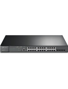 Red TP-LINK SG3428MP - TP-Link SG3428MP Switch 24xGB PoE L2 4xSFP Rack