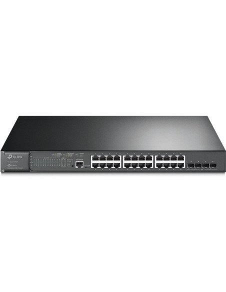 Red TP-LINK SG3428MP - TP-Link SG3428MP Switch 24xGB PoE L2 4xSFP Rack