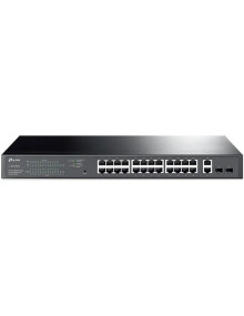 Red TP-LINK TL-SG1428PE - TP-Link TL-SG1428PE Switch 24xGbE PoE+ 2xGbE 2xSFP