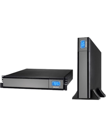 SAI PHASAK PH 9330 - Phasak - SAI PH 9330 - Online - 3KVA/2700W - Formato Rack - 8 IEC - LCD - USB+RS232+RJ45 - Baterias 4x 9Ah
