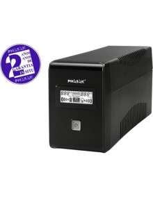 SAI PHASAK PH 9485 - Phasak - Sai interactivo 850VA/480W LCD Negro