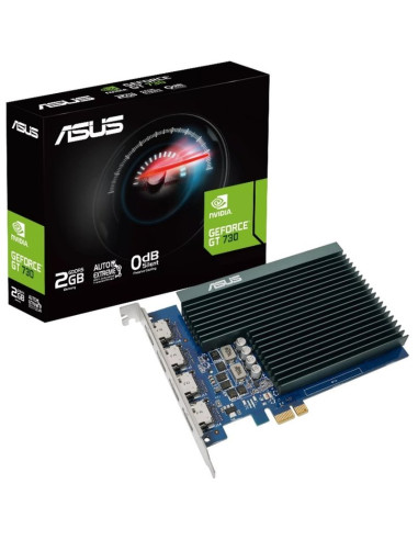 Monitor ASUS 90YV0H20-M0NA00 - ASUS VGA NVIDIA GT 730 4H SL 2GD5 2GB 4 monitores