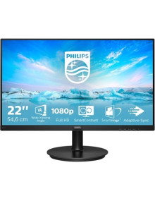 Monitor PHILIPS 221V8/00 - Philips - Monitor 221V8/00 - 22" (21.5" visible) - 1920 x 1080 - VA - 200 cd/m² - 4 ms - HDMI Negro