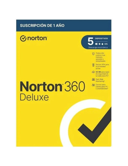Software NORTON 21433181 - NORTON 360 DELUXE 50GB ES 1L/1A ESD