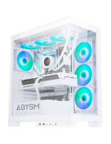 Refrigeracion ABYSM AB123512 - Abysm Gaming - Caja ATX Sava H500 Blanca - 2 x USB 3.0 - 1 x USB-C 3.1 - VGA hasta 43cm - 4 x
