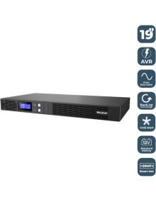 SAI PHASAK PH 7541 - SAI Linea Interactiva Phasak Protekt Slim Rack/ 1500VA-900W/ 4 Salidas/ Formato Rack