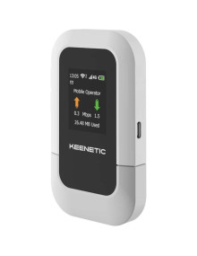 Red KEENETIC KN-5110-01-EU - Keenetic Roamer 4G Router Movil WiFi6 AX230