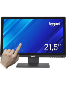 Monitor IGGUAL IGG319833 - iggual Monitor tactil capacitivo 21,5" 16:9 FHD