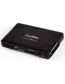 Accesorio COOLBOX CRE-065A - Coolbox lector externo de tarjetas cre065 con soporte para sim y dnie 4.0
