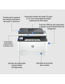 3G629FB19 HP Inc LaserJet Pro 3102fdn Multifuncion Laser B/N