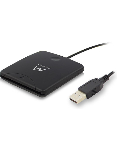 Accesorio EWENT EW1052 - Lector de tarjetas externo ewent ew1052 dnie/sanitaria usb 2.0 negro