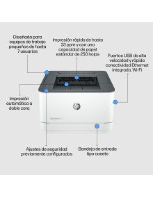 3G652FB19 HP Inc LASERJET PRO 3002DW Impresoras laser B/N