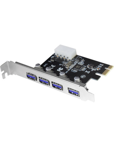 Accesorio LOGILINK PC0057A - Logilink tarjeta pci express de 4 puertos usb 3.0 pc0057a