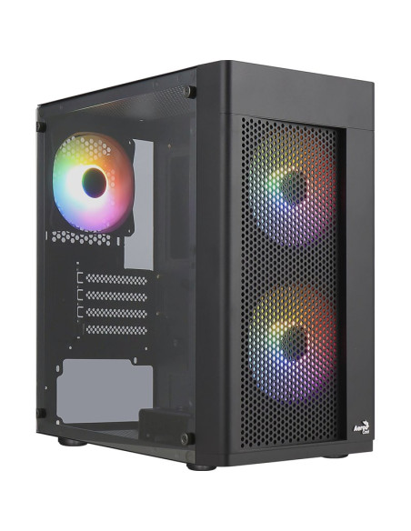 Caja REALPOWER 106155 - Caja pc realpower de 48,3cm rps19-g3380 3u 19 "sin alimentacion, negro