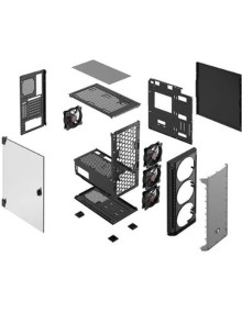 Caja INTER TECH 88881306 - Caja pc inter-tech b-30 midi tower negro