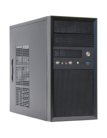 Caja CHIEFTEC CT-01B-OP - Caja pc chieftec ct-01b-op mini tower negro mesh ext 2x 5.25in/1x 3.5in int 2x 3.5in/1x 2.5in 1xusb3