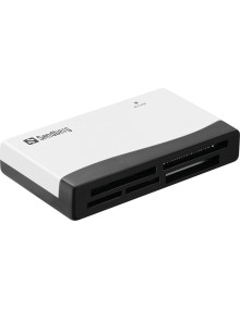 Accesorio SANDBERG 133-46 - Lector de tarjetas externo sandberg usb 2.0 sd xd ms cf mmc t-flash micro sd m2