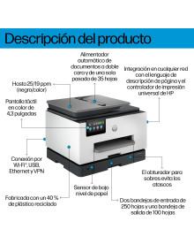4U561B629 HP Inc OfficeJet Pro 9130b Multifuncion inyeccion de tinta