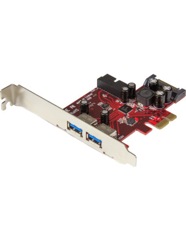 Accesorio STARTECH PEXUSB3S2EI - Startech tarjeta pci express de 2 puertos externos 2 internos usb 3.0 con alimentacia"n sata