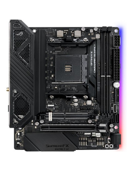 Placa base ASUS 90MB11Q0-M0EAY0 - Placa base asus am4 rog crosshair viii impact m-dtx/2xddr4/4xsata6/1xusb-c/1xusb2.0/1xusb