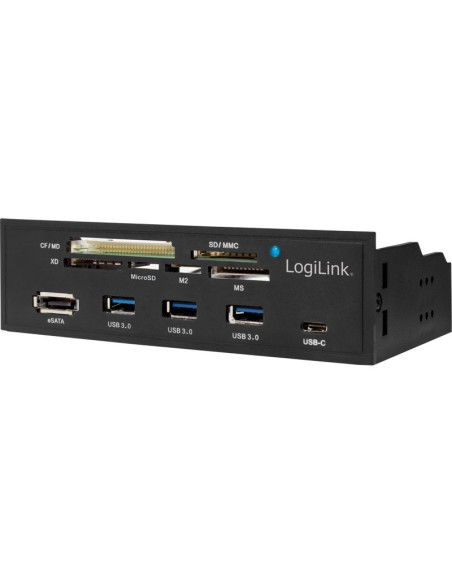 Accesorio LOGILINK UA0341 - Lector de tarjetas interno logilink ua0341 negro sata
