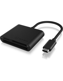 Accesorio RAIDSONIC ICYBO-60649 - Lector de tarjetas externo raidsonic ib-cr301-c3, cf,microsd