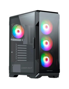 Caja MODECOM AT-OBERON-PR-10-000000-0002-LE - Caja pc modecom oberon pro le w/o psu black