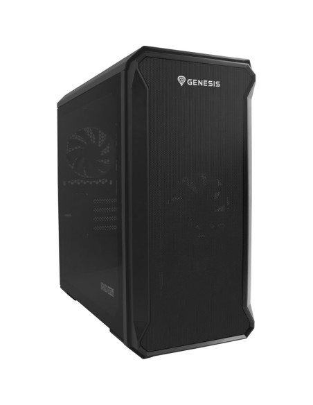 Caja NATEC NPC-1558 - Caja pc natec gaming genesis irid 503 matx 1xusb 3.0 2xusb 2.0 s/f cristal templado